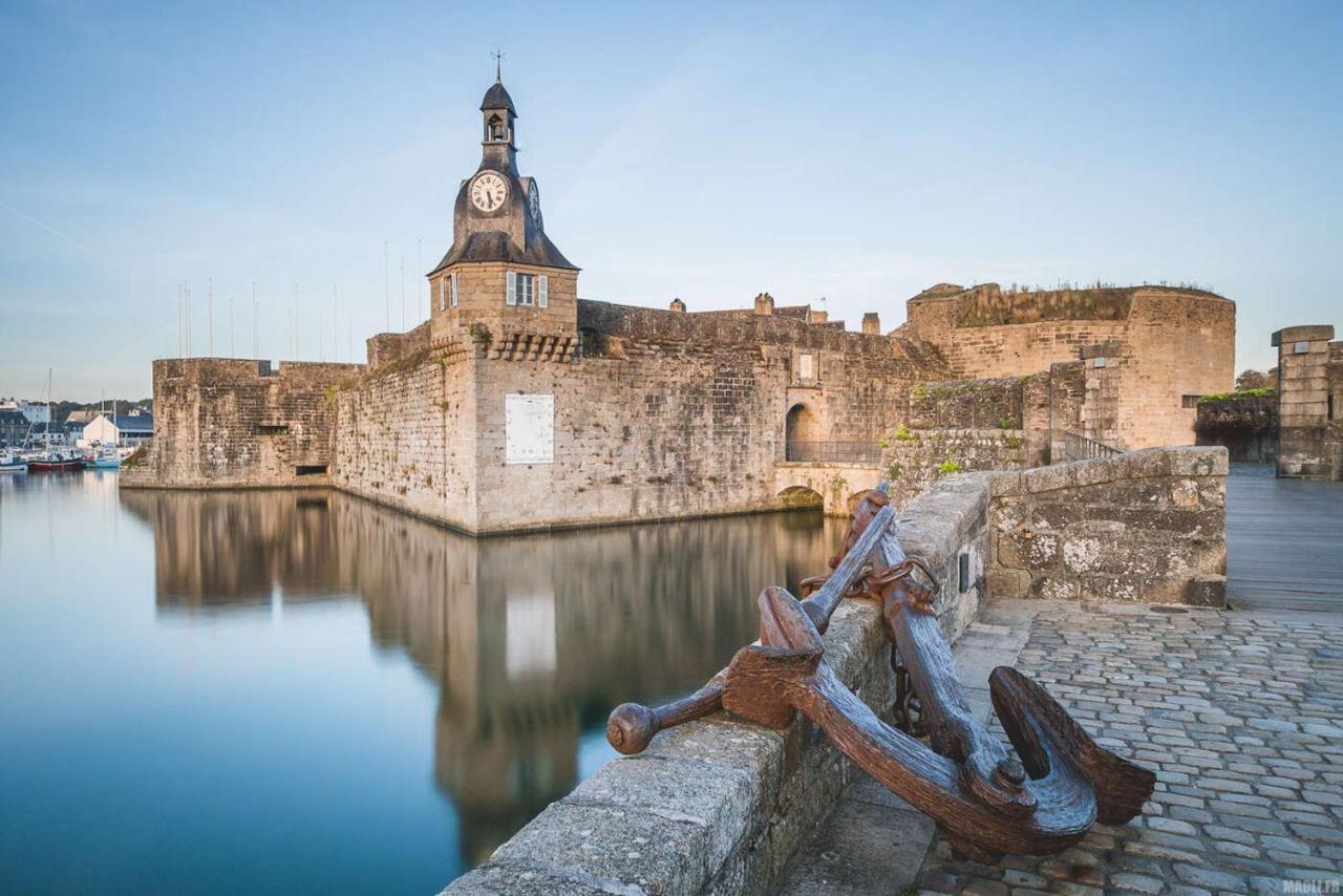 Au Bord De L'Eau Lägenhet Concarneau Exteriör bild